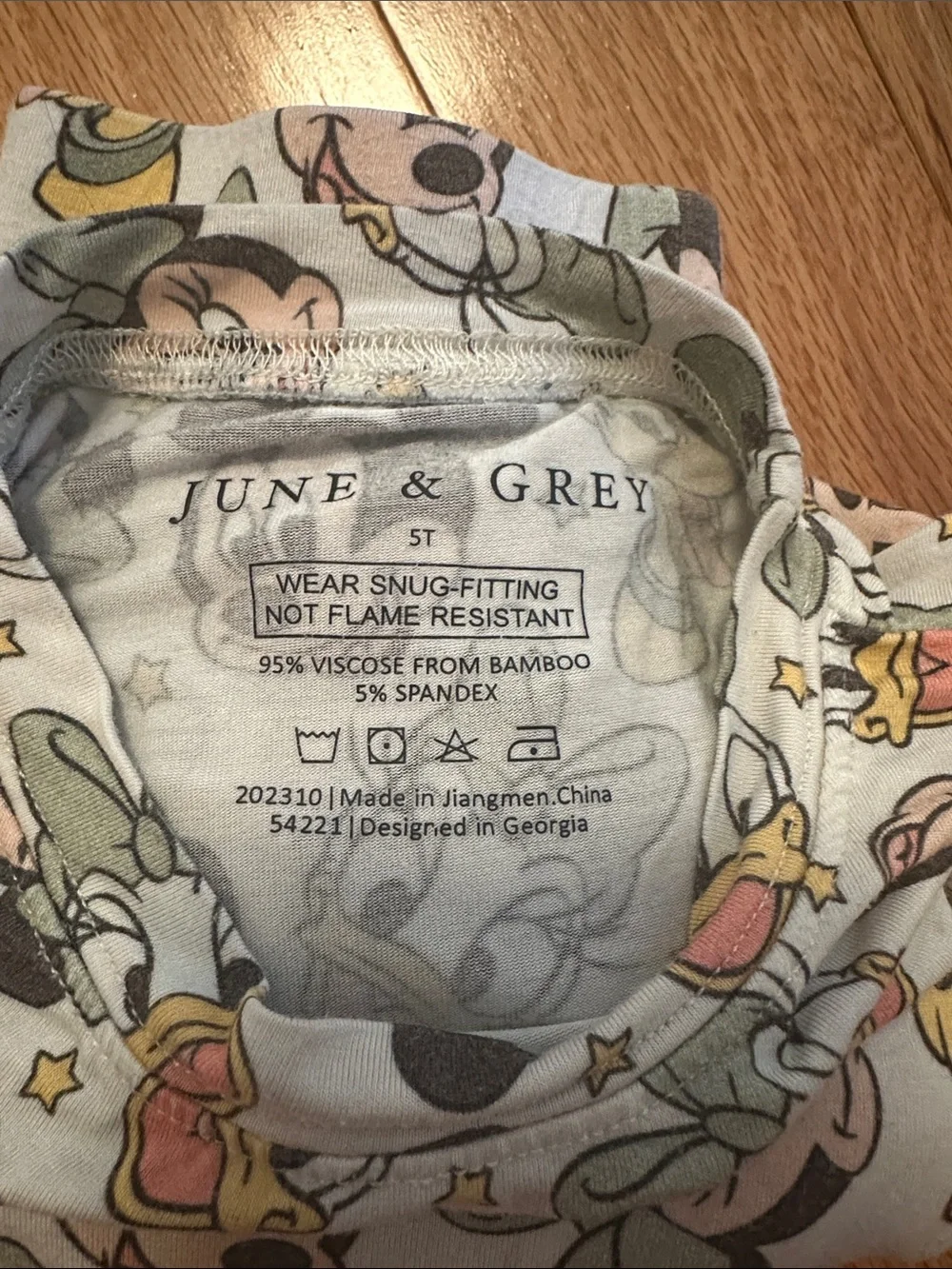 Kids two piece bamboo pj sets. Disney collection.